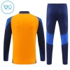 Juventus Trainings Sweatshirt Quarter-zip 2024-25 Oranje - Kids